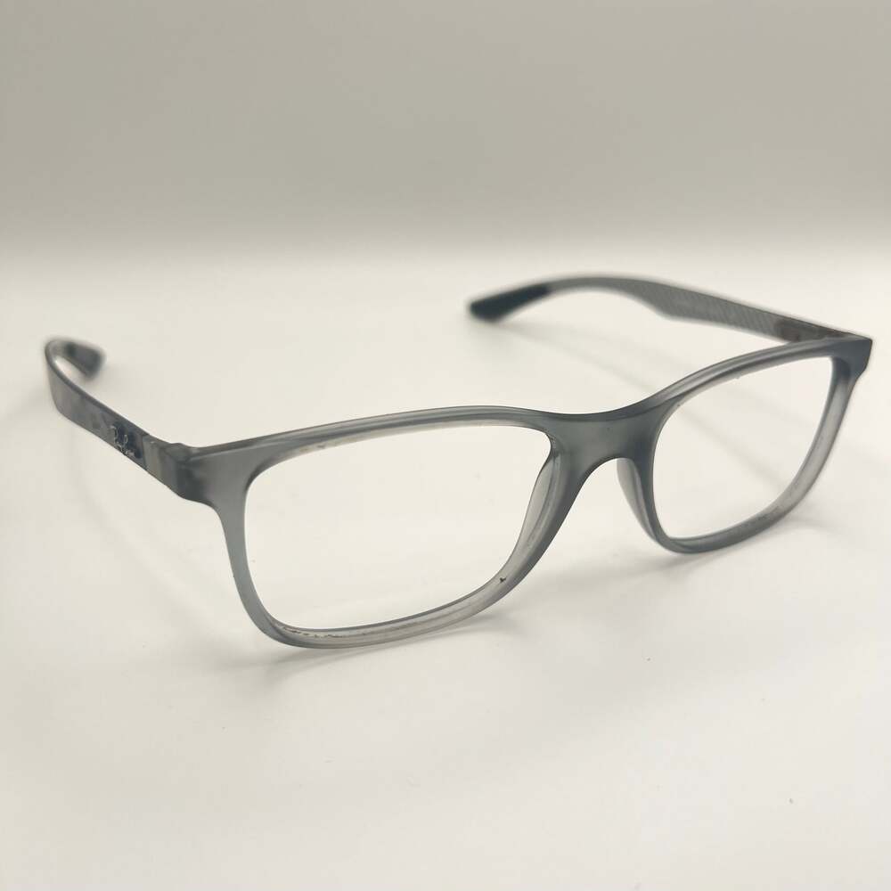 Ray-Ban RB8903 5244 Eyeglasses Gray Brown Carbon Fiber 55-18-145